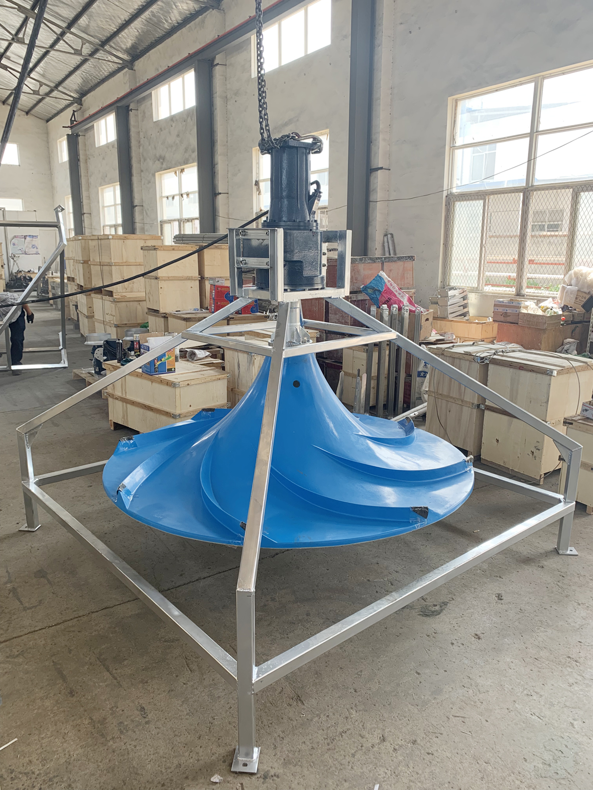 潛水雙曲面攪拌機(jī)與其它攪拌設(shè)備相比，優(yōu)勢(shì)在哪里？ | 南京藍(lán)寶石環(huán)保